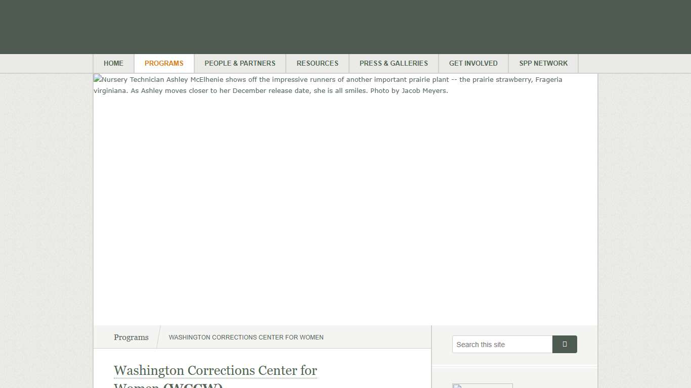 Washington Corrections Center for Women Sustainability in Prisons Project